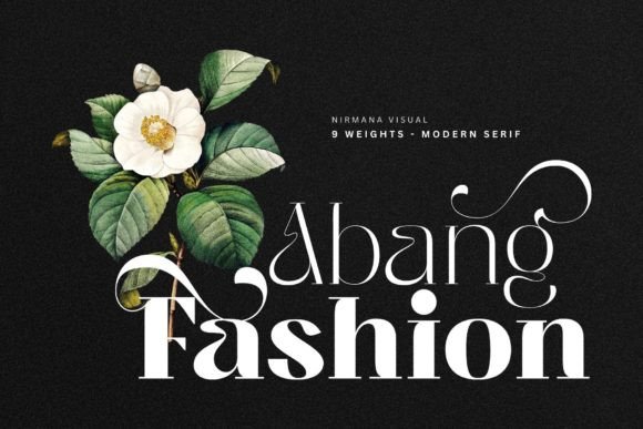 Abang Fashion: A Luxurious Display Font for Bold Branding