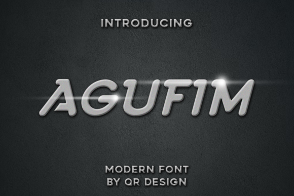 AGUFIM: The Smooth Display Font for Modern Branding