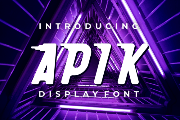 Apik: A Modern Display Font for Editorial Design