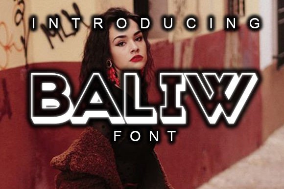 Baliw Font Review: A Striking 3D Display Typeface