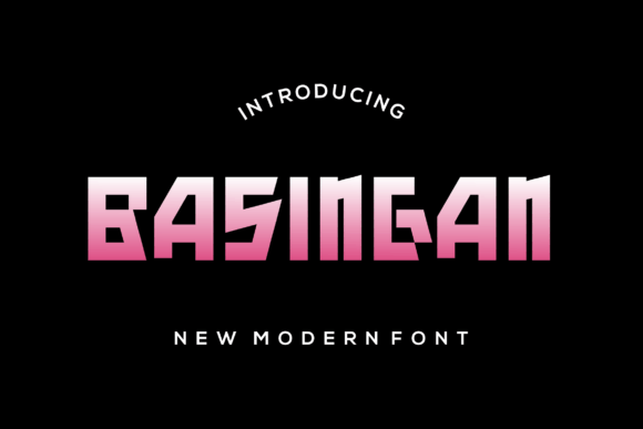 Basingan: A Bold Display Font for Modern Campaigns