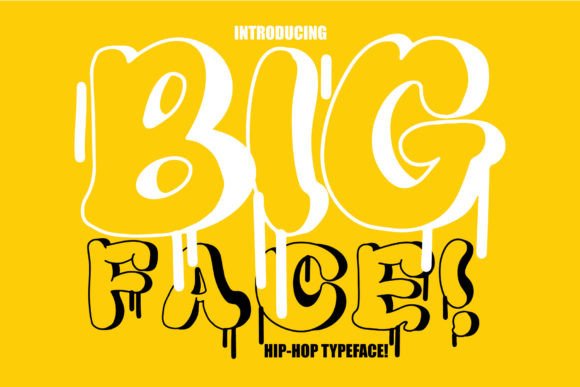 Big Face Font: A Playful Typeface for Branding