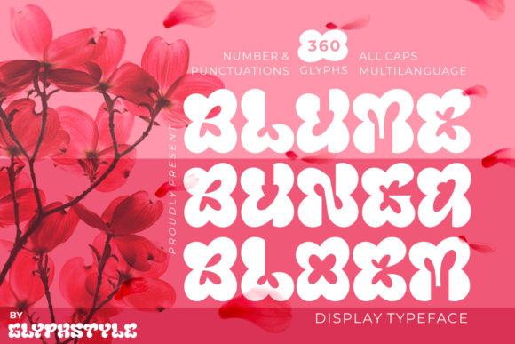 Blumebungabloem: The Floral Display Font for Crafters