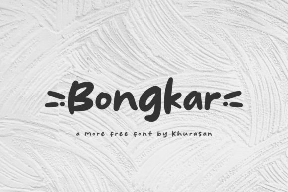 Bongkar: A Modern Display Font for Editorial Impact