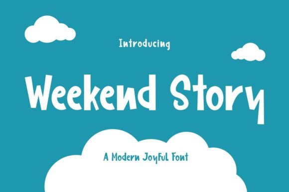 Branding with Weekend Story: A Quirky Display Font for Creative Projects