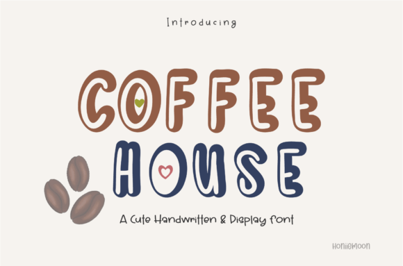 Coffee House: A Playful Display Font for Editorial Design