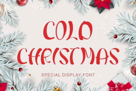 Cold Christmas: A Whimsical Display Font for Web Headers