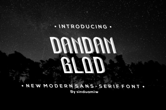 Dandan Bold: The Ultimate Display Font for Modern Branding