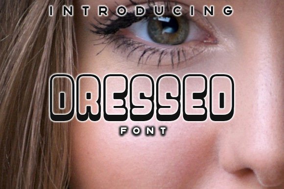 Dressed: A Groovy Display Font for Bold Web Headers