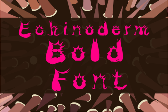 Echinoderm Bold: The Quirky Display Font for Crafters
