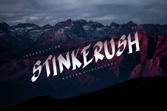 Elevating Editorial Design with Stinkerush Display Fonts