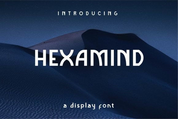 Hexamind: A Bold Display Font for Modern Web Design