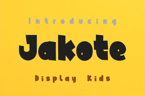 Jakote: A Quirky Display Font for Playful Web Design