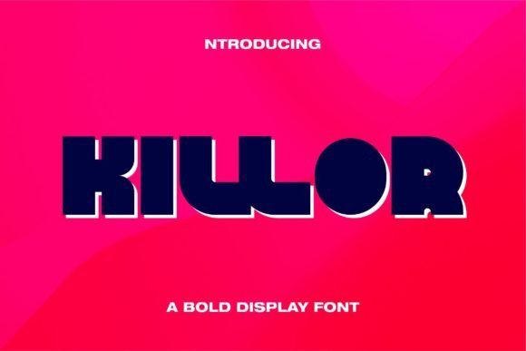 Killor: A Bold Display Font for Modern Branding