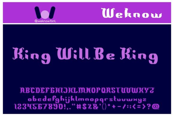 King Will Be King: A Gothic Typeface for Bold Editorial Design