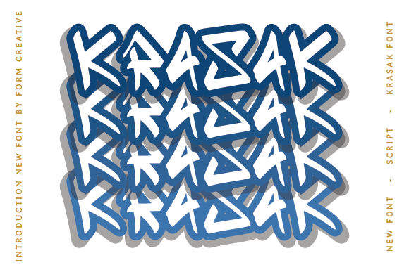 Krasak: The Powerful Display Font for Bold Branding