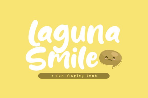 Laguna Smile: The Playful Display Font for Branding