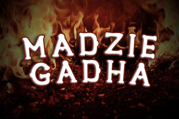 Madzie Gadha: A Modern Display Font for Bold Designs