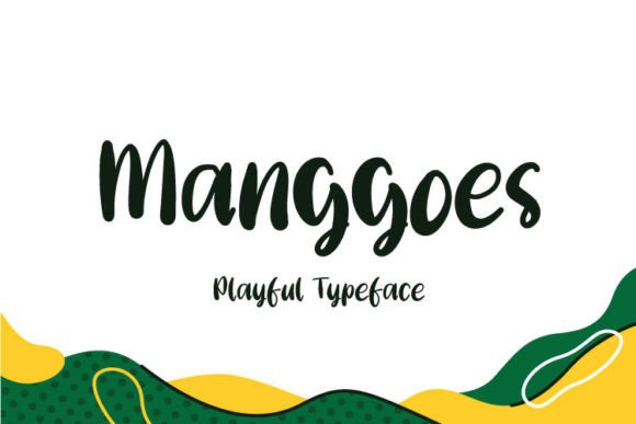 Manggoes: The Handwritten Display Font for Scroll-Stopping Content