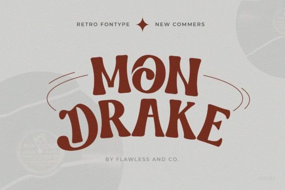 Mondrake: The Retro Serif Font for Bold Branding