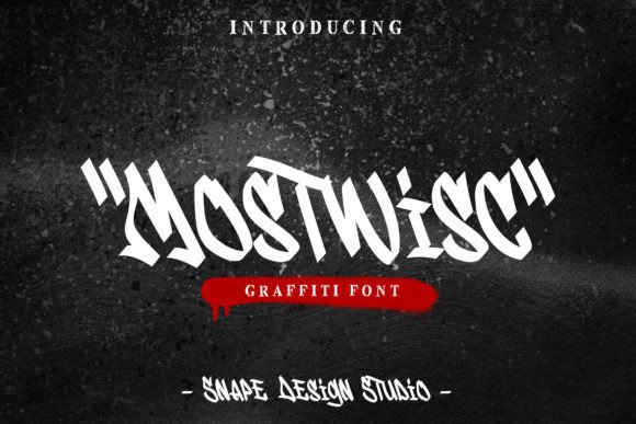 Mostwisc: The Street Art Display Font for Bold Branding