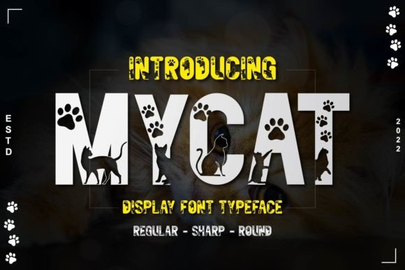 Mycat: The Cute Display Font for Joyful Branding