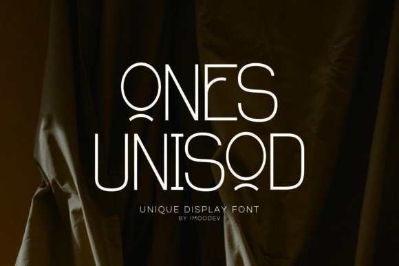 Ones Unisod: A Modern Display Font for Polished Branding
