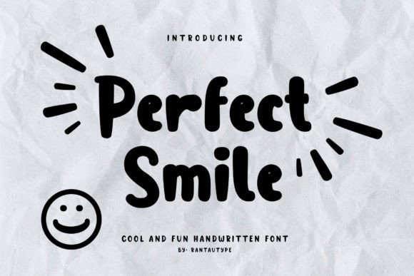 Perfect Smile: A Modern Display Font for Editorial Design