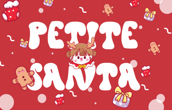Petite Santa: A Bubbly Display Font for Editorial Design