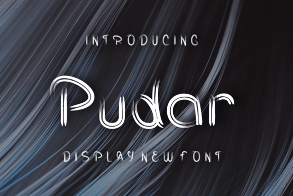 Pudar: The Modern Display Font for Crafters