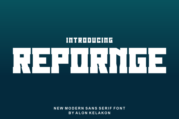 Repornge Font Review: A Bold Display Choice for Modern Branding