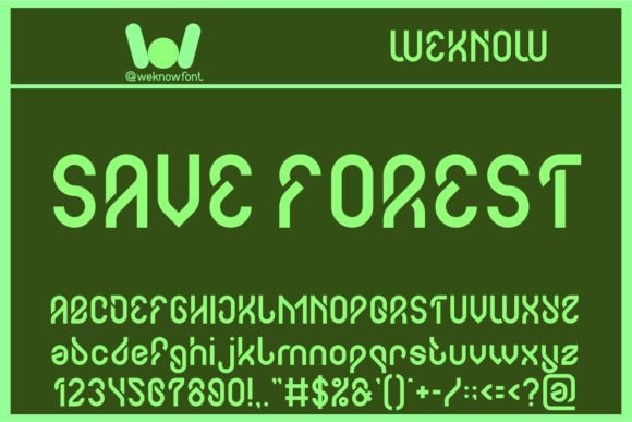 Save Forest: The Display Font for Scroll-Stopping Campaigns
