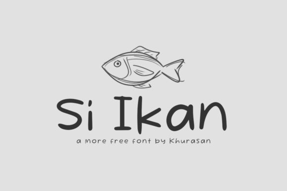 Si Ikan: A Modern Display Font for Editorial Design