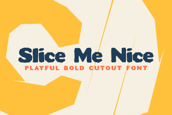 Slice Me Nice: The Bold Display Font for Viral Marketing