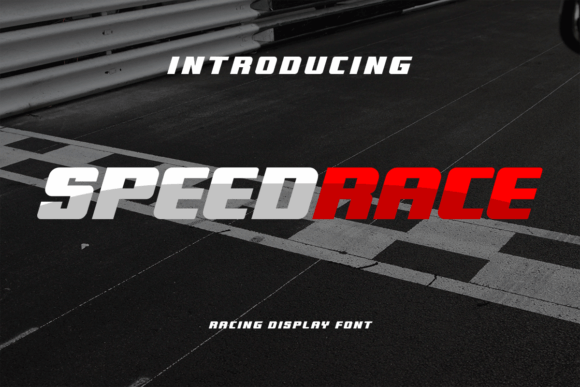 Speedrace: A Dynamic Display Font for Editorial Impact