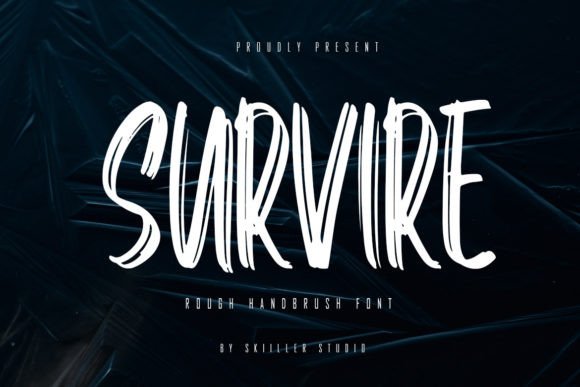 Survire: A Modern Brush Typeface for Bold Branding