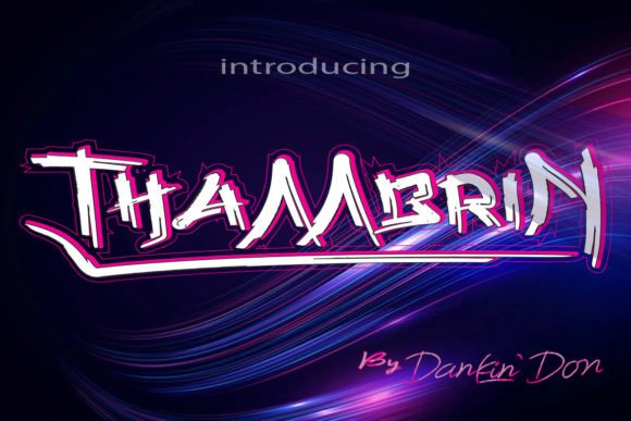 Thambrin: A Mysterious Display Font for Editorial Impact